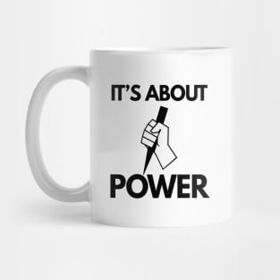 Buffy the vampire slayer quote it's about power Mug